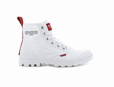 Botas Palladium PAMPA HI DARE Hombre Blancas | Costa Rica-59421